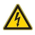 Elektrischer Spannung Warnhinweis