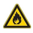 Feuergefährliche Stoffen Warnhinweis