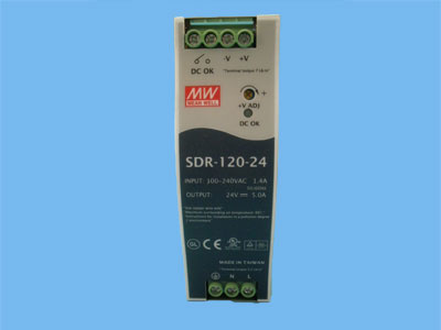 Netzteil connext 100-240Vac-24Vdc / 5A einstellbar