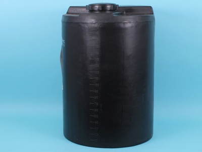 Dosiercontainer schwarz 300L pe ( rund 655x1100 mm)