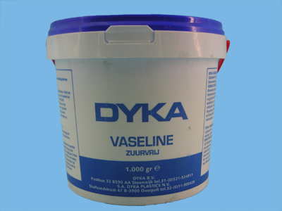 Vaseline für Manschettenverbindung