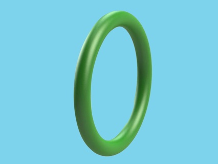Viton-O-Ring 28 x 3 mm grün