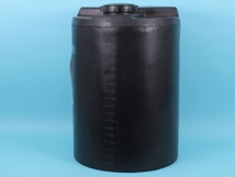 Dosiercontainer schwarz 300L pe ( rund 655x1100 mm)