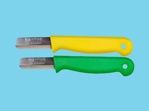 Messer Bandstahl grün 40mm rund / für Abstandhalter einzeln