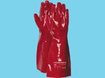 pvc Handschuhe rot 35cm Kat.2