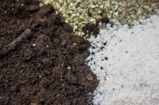 Vermiculite und Perlite