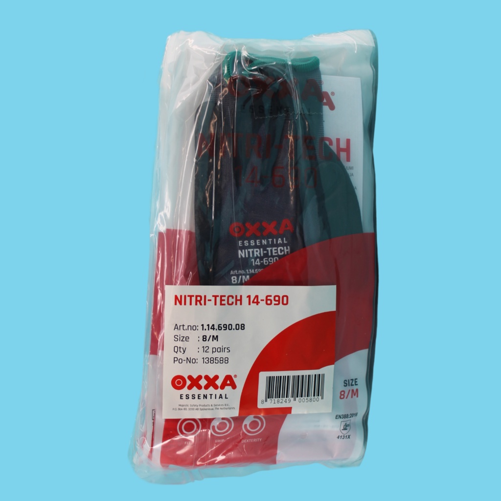 OXXA® Nitri-Tech 14-690 Handschuh Größe M (8)