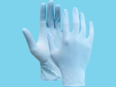 Handschuhe M safe 4161 latex blau
