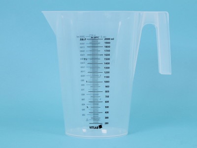 Messbecher Kunststoff pp 2 Liter