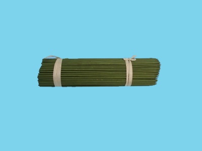 Bambusstock gefärbt 30cm lichtgrün  3,5