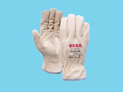 OXXA® Driver-Pro 11-397 Handschuhe Narbenleder weiß