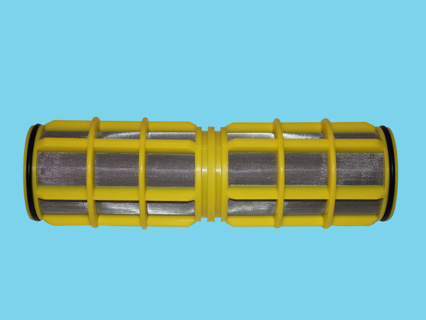 Am- Zylinder-1,5" 100 Mikron PL + Edelstahl gelb