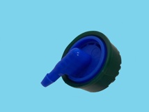 Supertif-High NoDrain side-outlet 2,95L/Stunde grün/blau