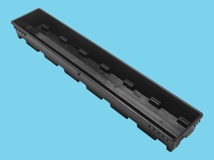 Libra Tablett 100x15x7,5 schwarz+2Kappen