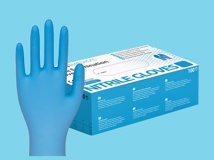 Handschuhe Nitril blau puderfrei S (100St)