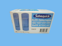 Salvequick Verbands blau detec 6735