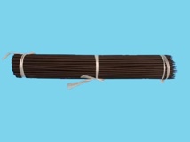 Bambusstock gefärbt 40cm braun    5