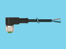 Kabelsteckverbinder M12 4p lotrecht L=1,5m
