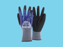 Handschuh Protector grau/blau 8