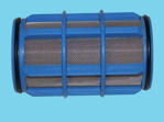 Am- Zylinder-1" 300 Mikron PL + Edelstahl blau