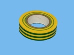 Isolierband 15 x 0,15mm 10m grün/gelb