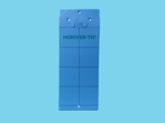 Signaltafel Blau [10x25cm] [Feuchter Leim] [8+2]